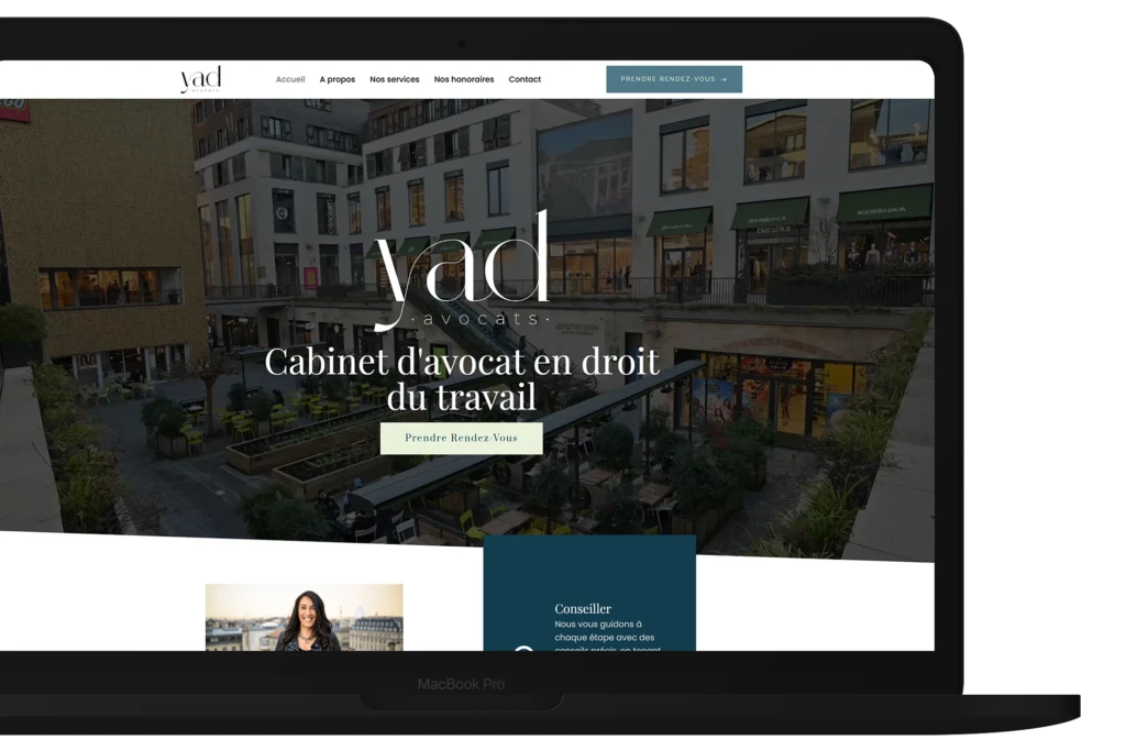création site internet yad avocat