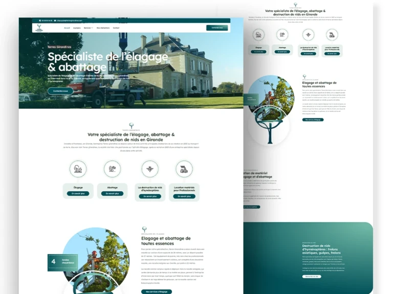 création site web elageur terres girondines par l'agence web evico à bordeaux