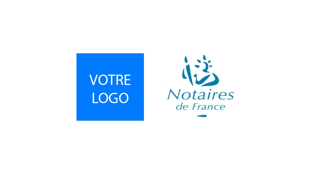 Exemple logo autorisé création logo notraire avec notaire de france