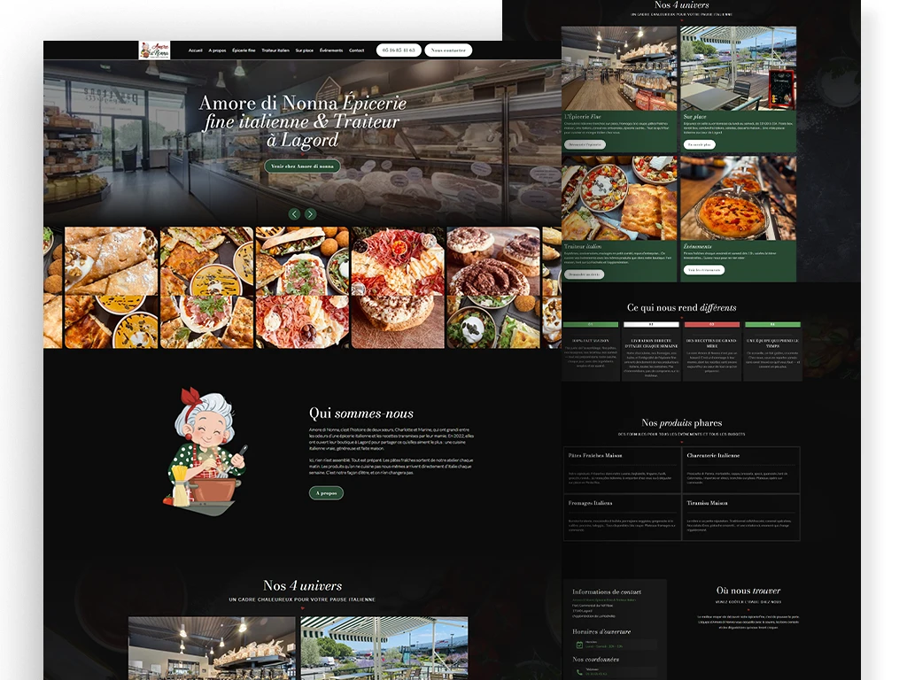 site amore di nonna epicerie fine a la rochelle
