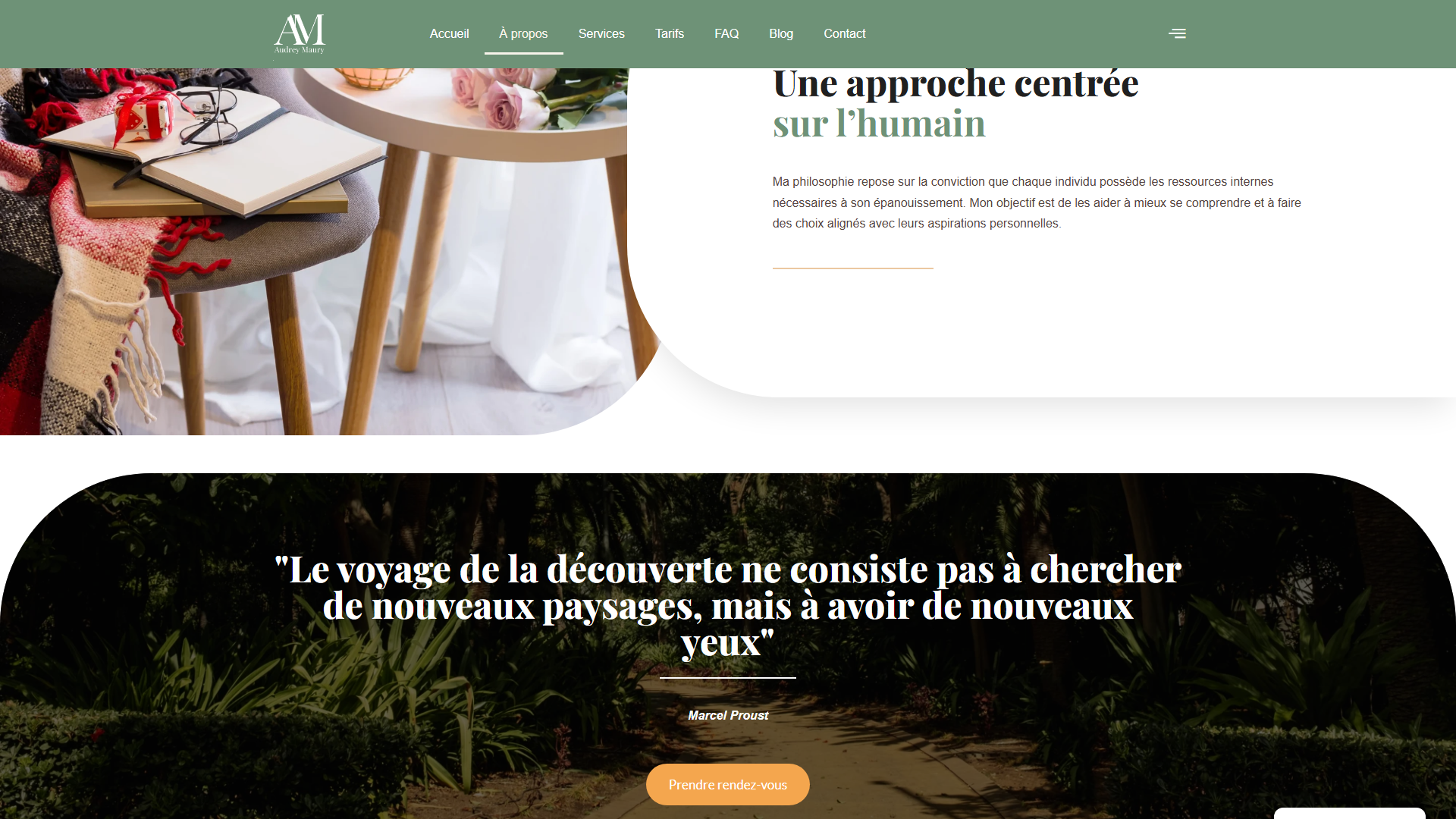 Structure d'une FAQ efficace pour un site de psychologue avec catégories et hiérarchie