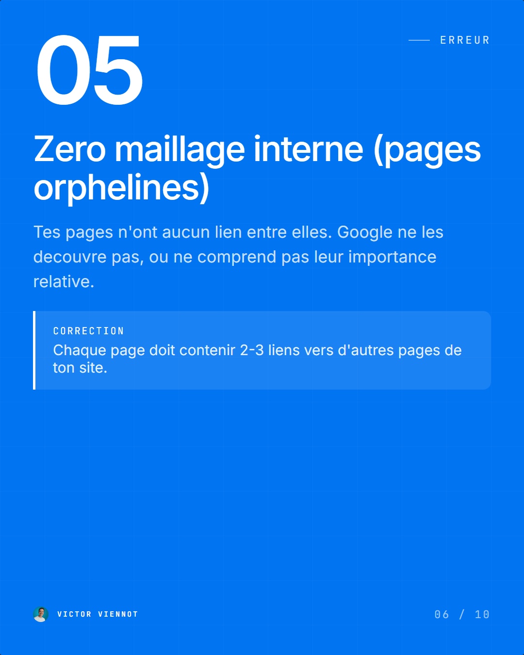 Erreur SEO 3 : pas de structure H1 H2 H3