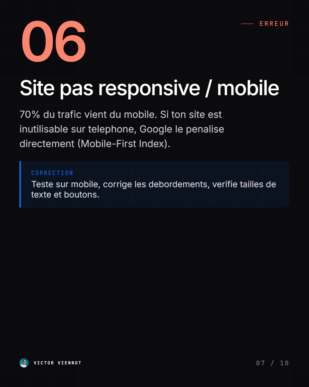 Erreur SEO 4 : contenu trop court ou duplique