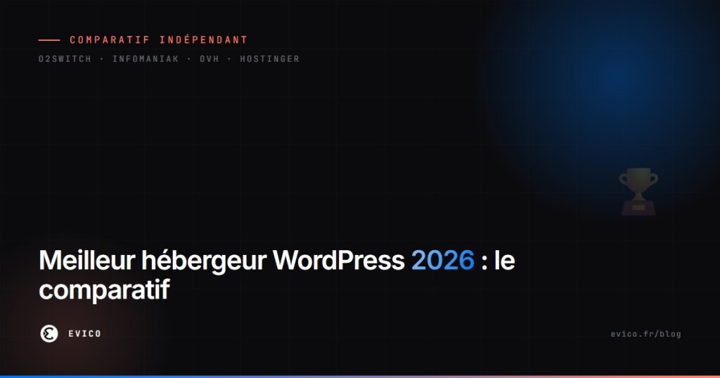 Comparatif 2026 des meilleurs hébergeurs WordPress : o2switch, Infomaniak, OVH, Hostinger