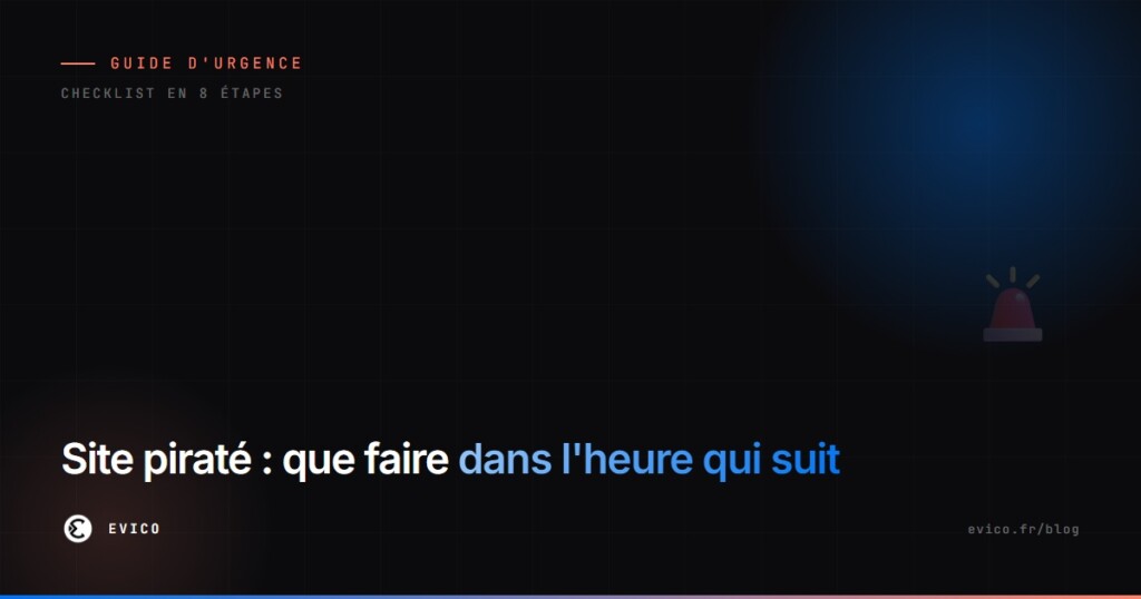 Guide d'urgence : que faire dans l'heure qui suit le piratage de votre site