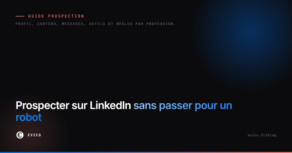Prospecter sur LinkedIn sans passer pour un robot : profil, contenu, messages et règles