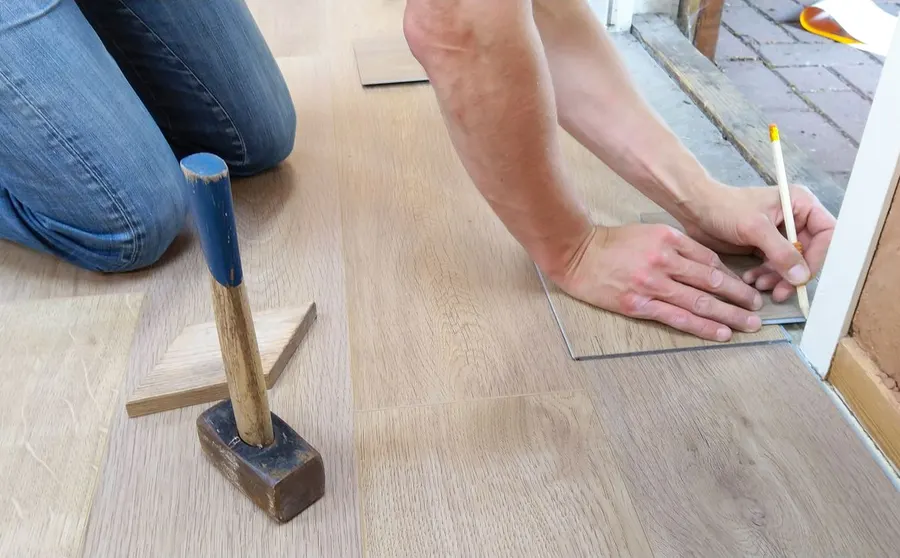 Parquet flottant, exemple de page
